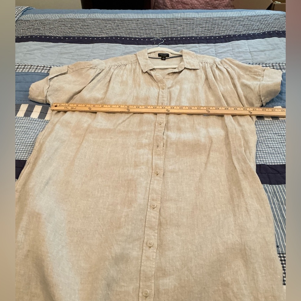J. Crew Cream Baird McNutt linen Dress - Picture 8 of 11